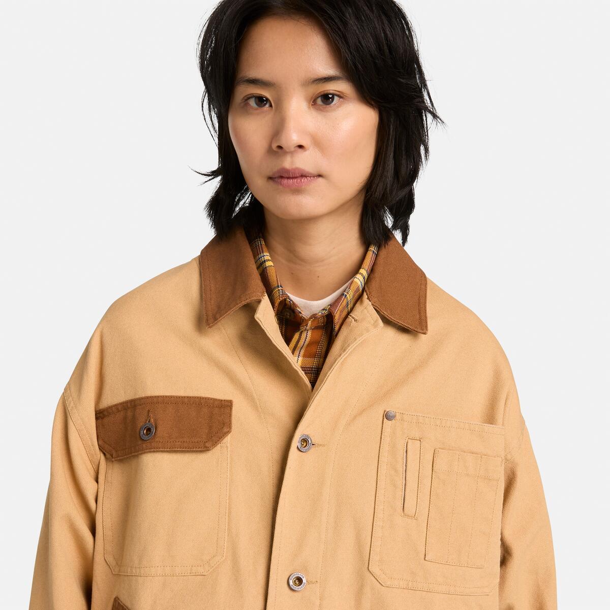 TIMBERLAND Tokyo Design Collective Chore Jacket Light Wheat Boot - Image 5