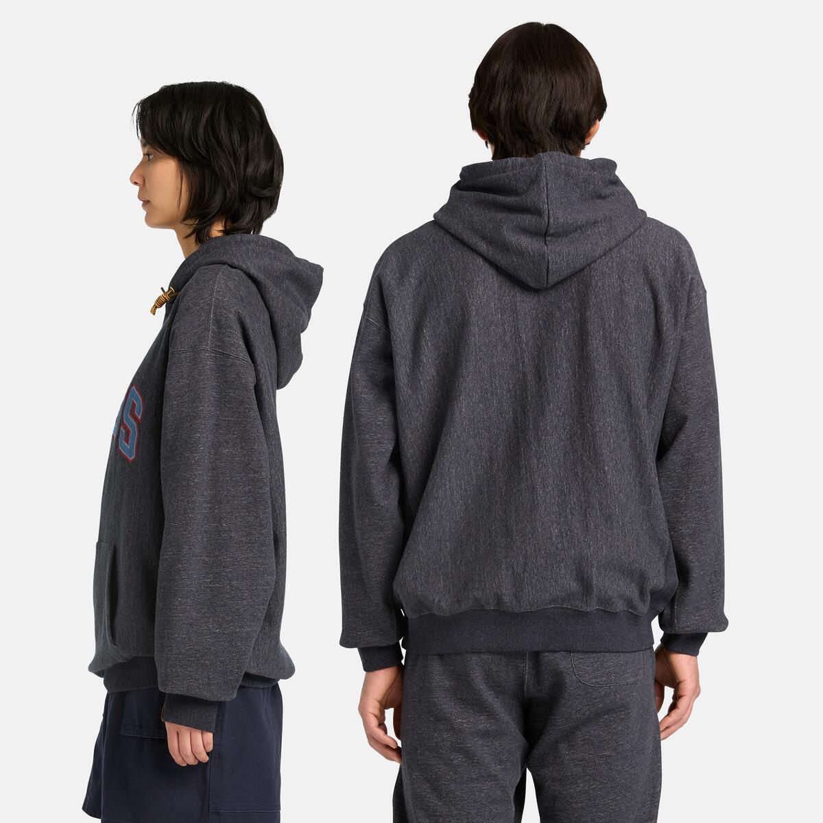 TIMBERLAND Tokyo Design Collective Hoodie Dark Denim Heather - Image 3