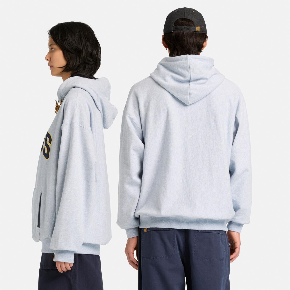 TIMBERLAND Tokyo Design Collective Hoodie Light Navy Heather - Image 3