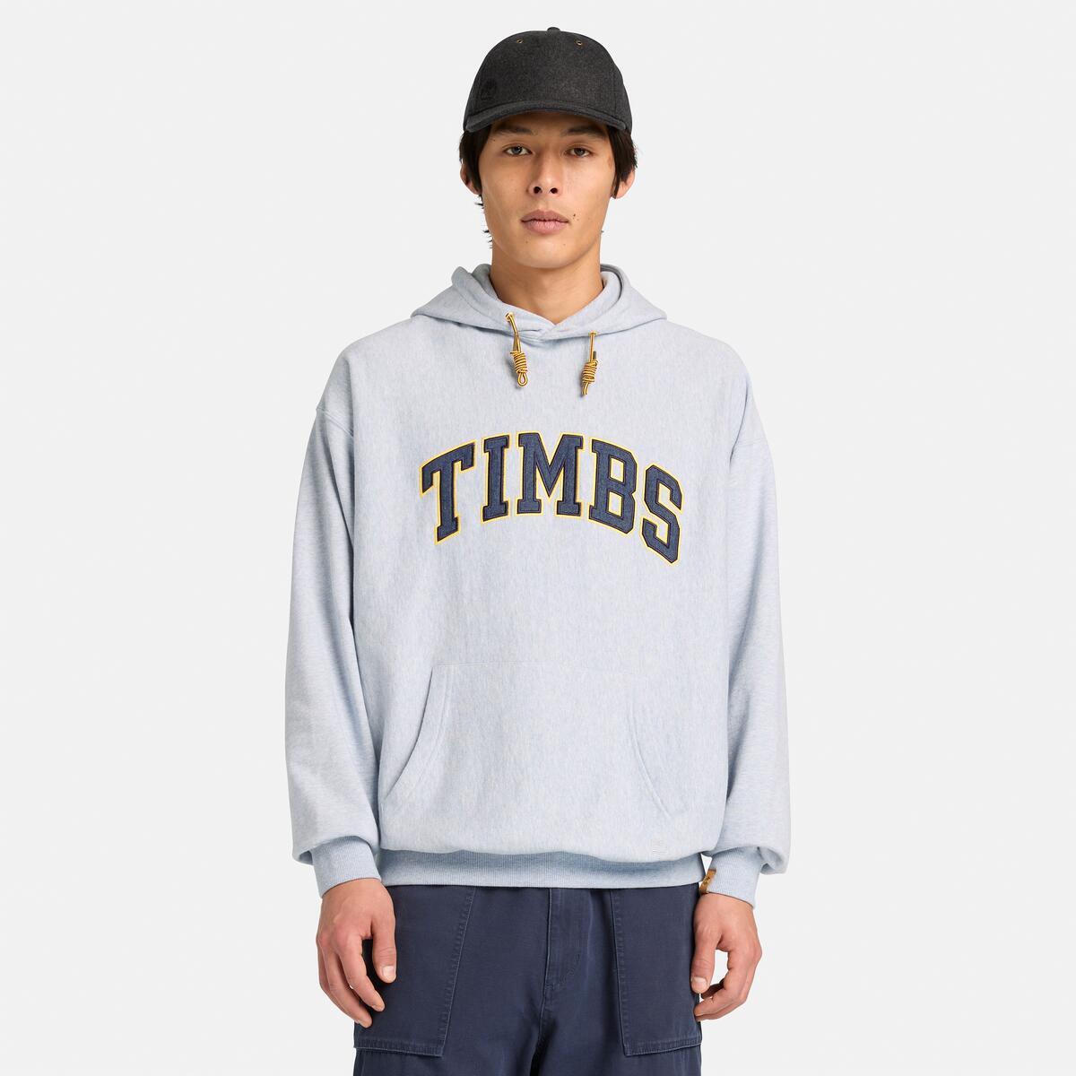TIMBERLAND Tokyo Design Collective Hoodie Light Navy Heather - Image 4