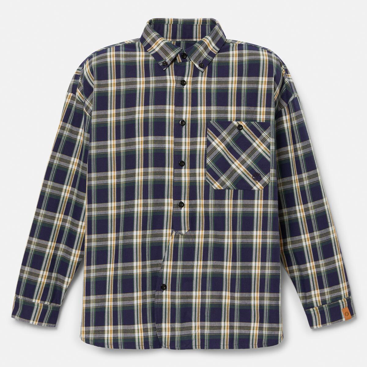 TIMBERLAND Tokyo Design Collective Plaid  Shirt Navy - Image 1