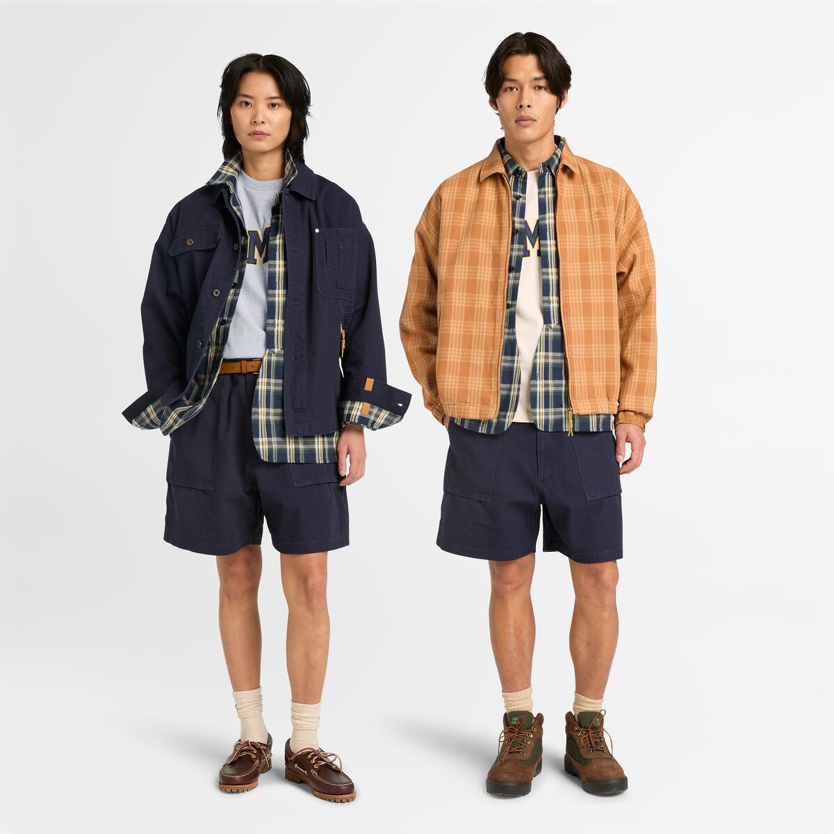 TIMBERLAND Tokyo Design Collective Plaid  Shirt Navy - Image 5