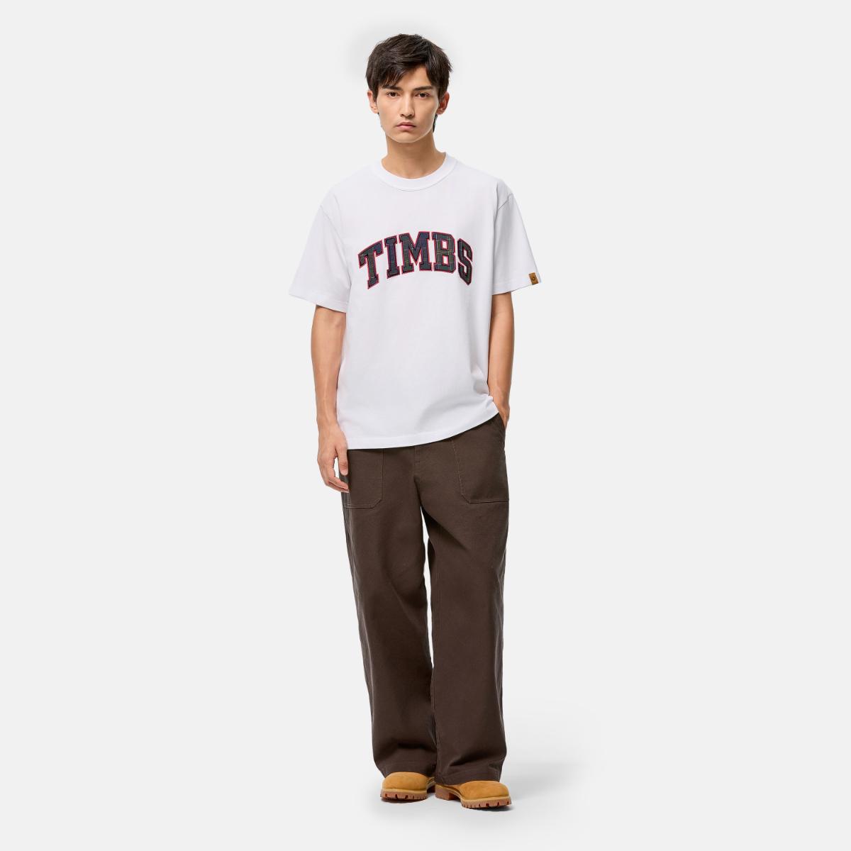 TIMBERLAND Unisex Tokyo Design Collective Short-sleeve T-shirt Bright White - Image 2