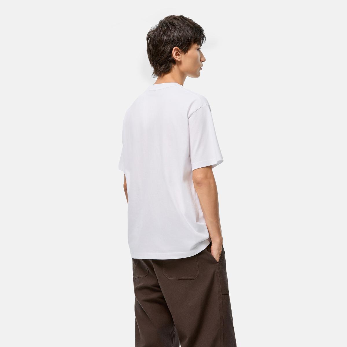 TIMBERLAND Unisex Tokyo Design Collective Short-sleeve T-shirt Bright White - Image 3