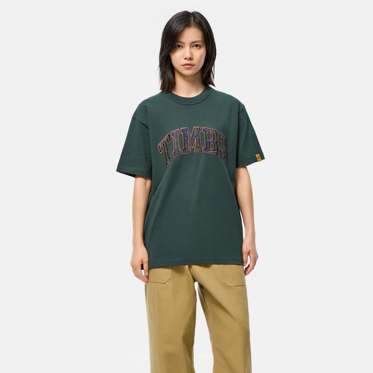 TIMBERLAND Unisex Tokyo Design Collective Short-sleeve T-shirt Green Gables - Image 1