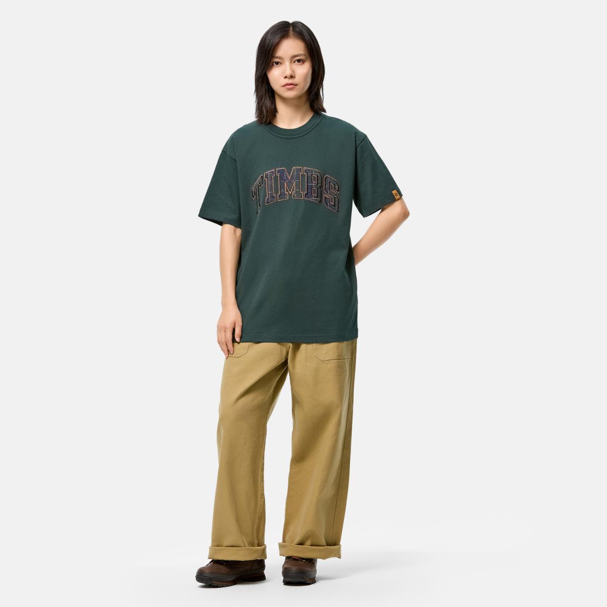 TIMBERLAND Unisex Tokyo Design Collective Short-sleeve T-shirt Green Gables - Image 2
