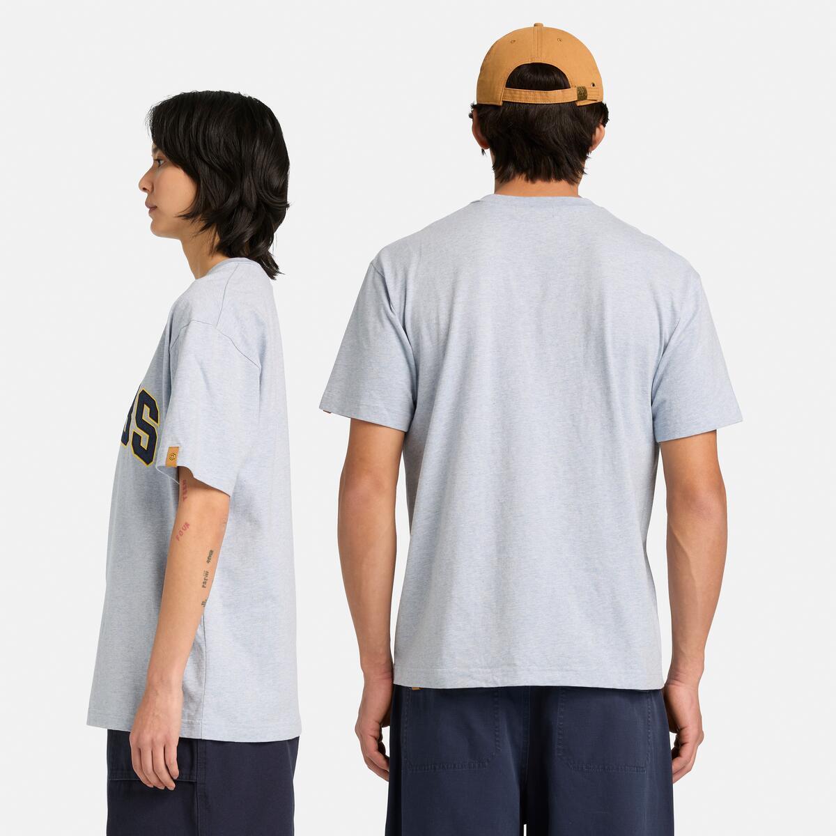TIMBERLAND Tokyo Design Collective Tee Light Navy Heather - Image 3