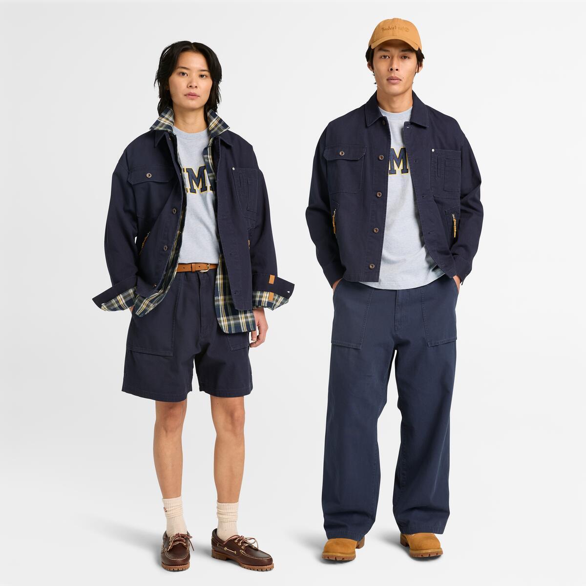 TIMBERLAND Tokyo Design Collective Tee Light Navy Heather - Image 5