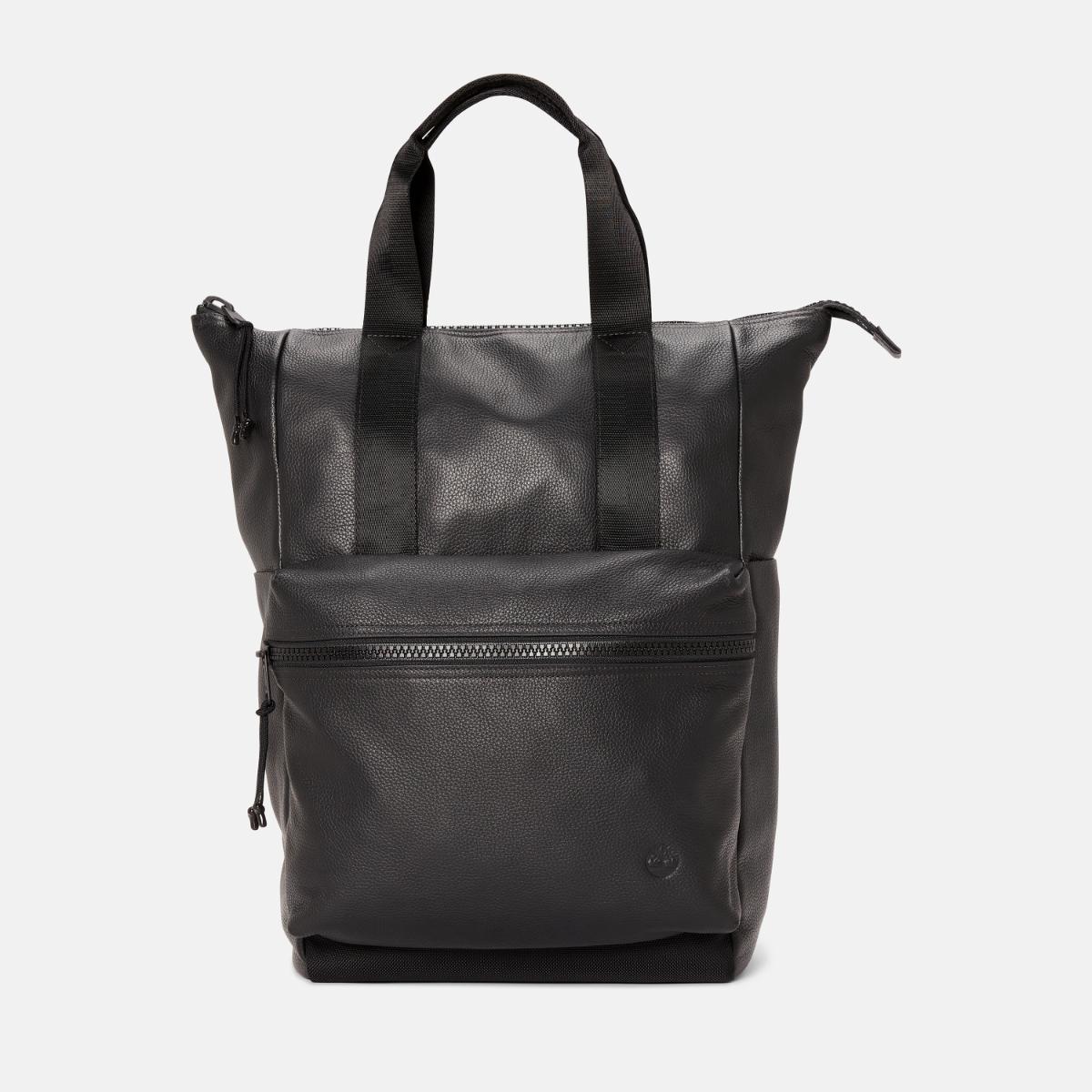 TIMBERLAND Tuckerman Leather Backpack Black - Image 1