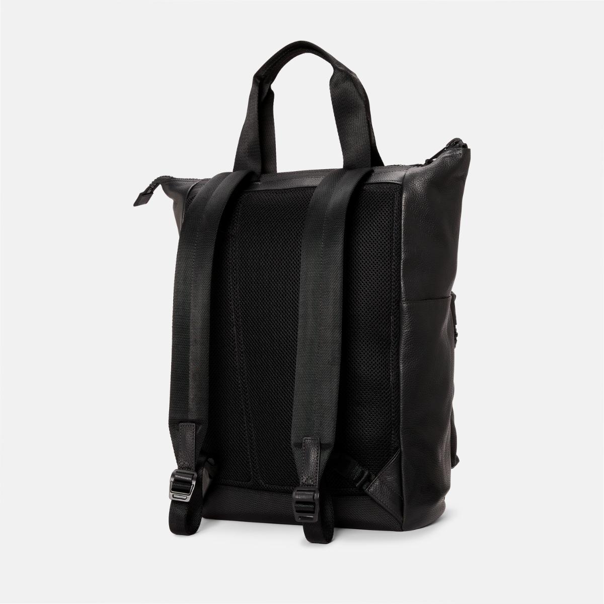 TIMBERLAND Tuckerman Leather Backpack Black - Image 3