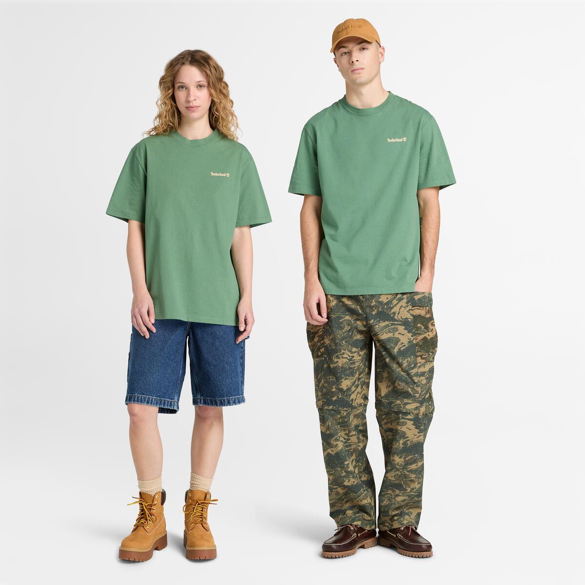 TIMBERLAND Unisex Back Graphic Tee Myrtle - Image 2