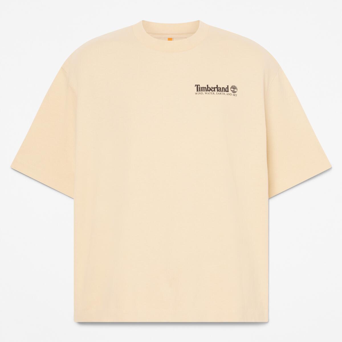 TIMBERLAND Unisex Back Graphic Tee Putty - Image 1