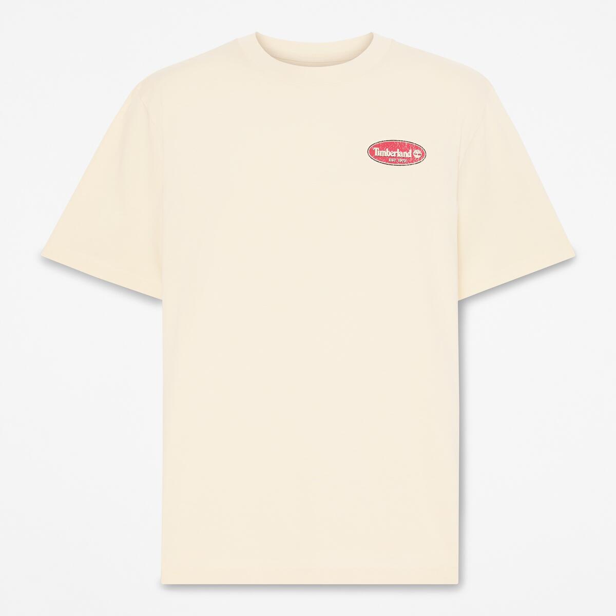 TIMBERLAND Unisex Back Graphic Tee Putty - Image 1