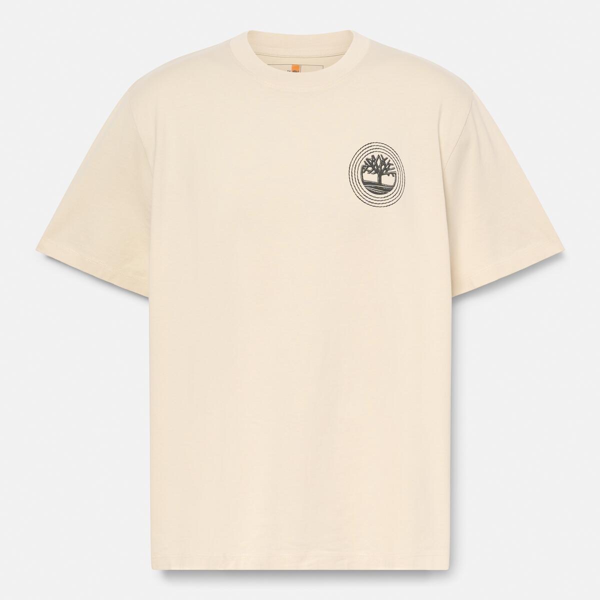TIMBERLAND Unisex Back Tree Logo Tee Angora - Image 5