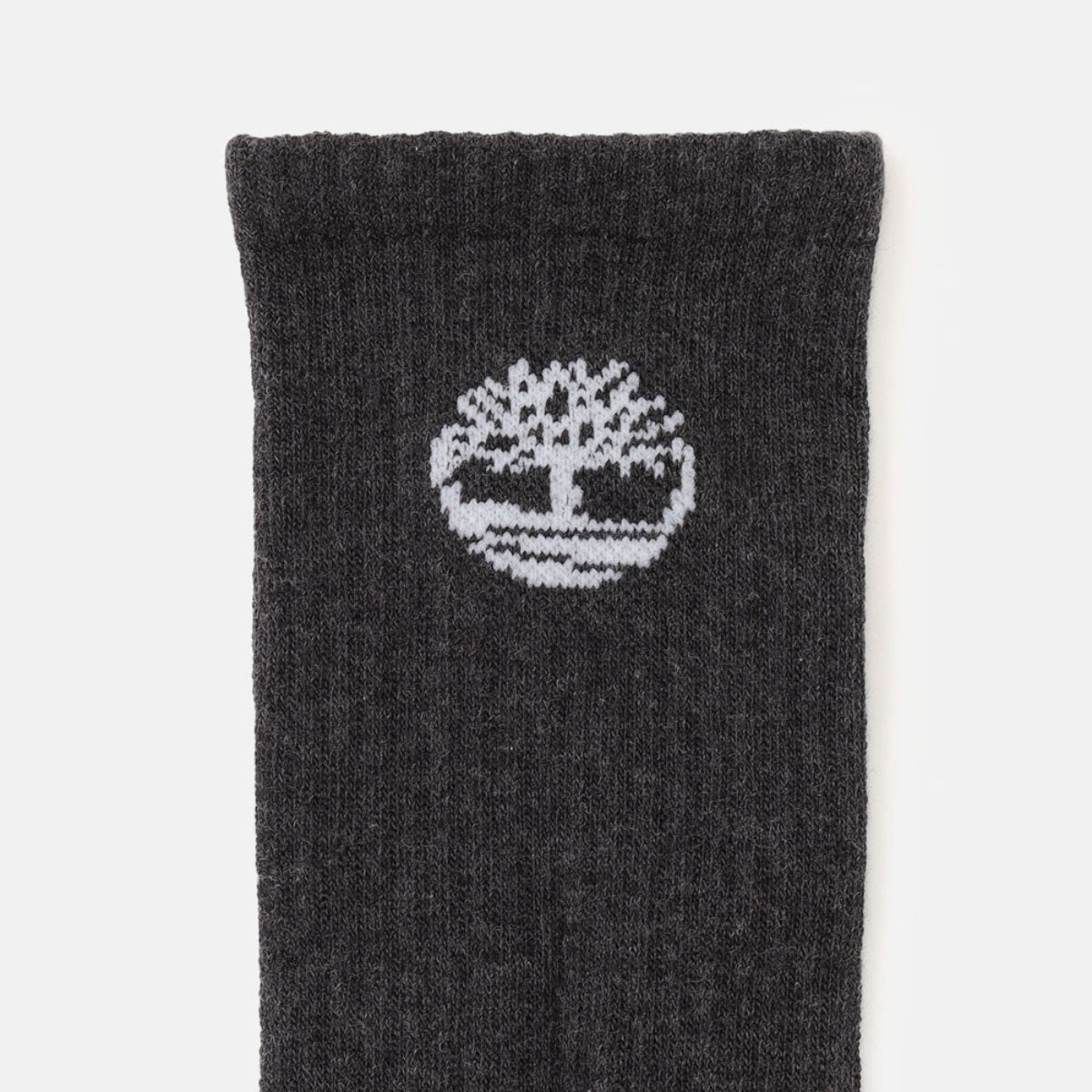 TIMBERLAND Unisex Bowden Full Cushion Crew Socks Dark Grey Heather - Image 2