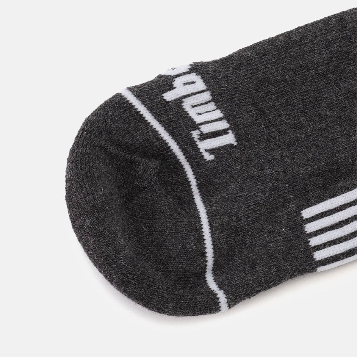 TIMBERLAND Unisex Bowden Full Cushion Crew Socks Dark Grey Heather - Image 4