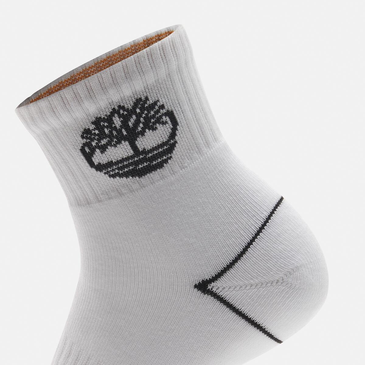TIMBERLAND Unisex Bowden Full Cushion Quarter - 1 Pack White - Image 2