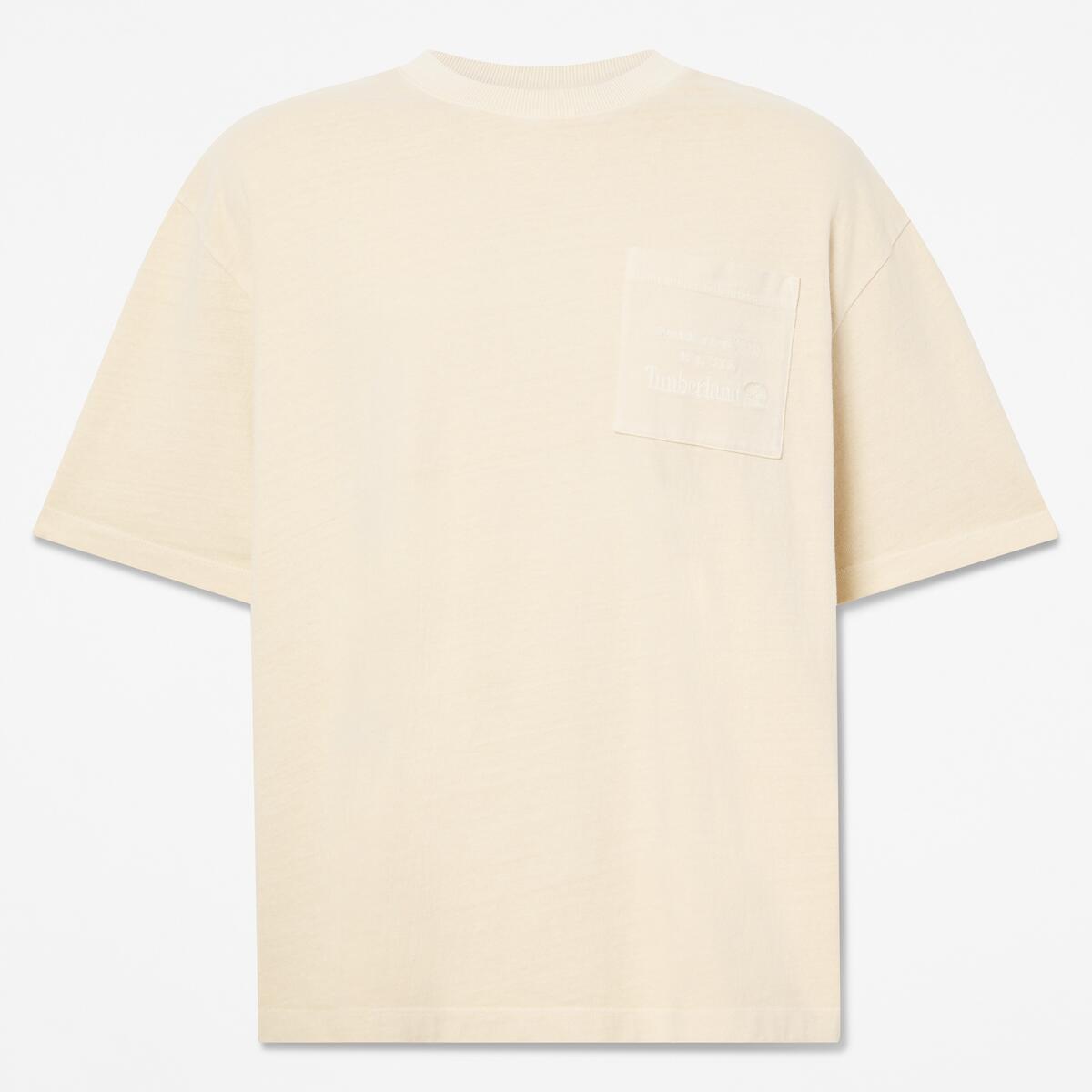 TIMBERLAND Unisex Chest Pocket Tee Putty - Image 5