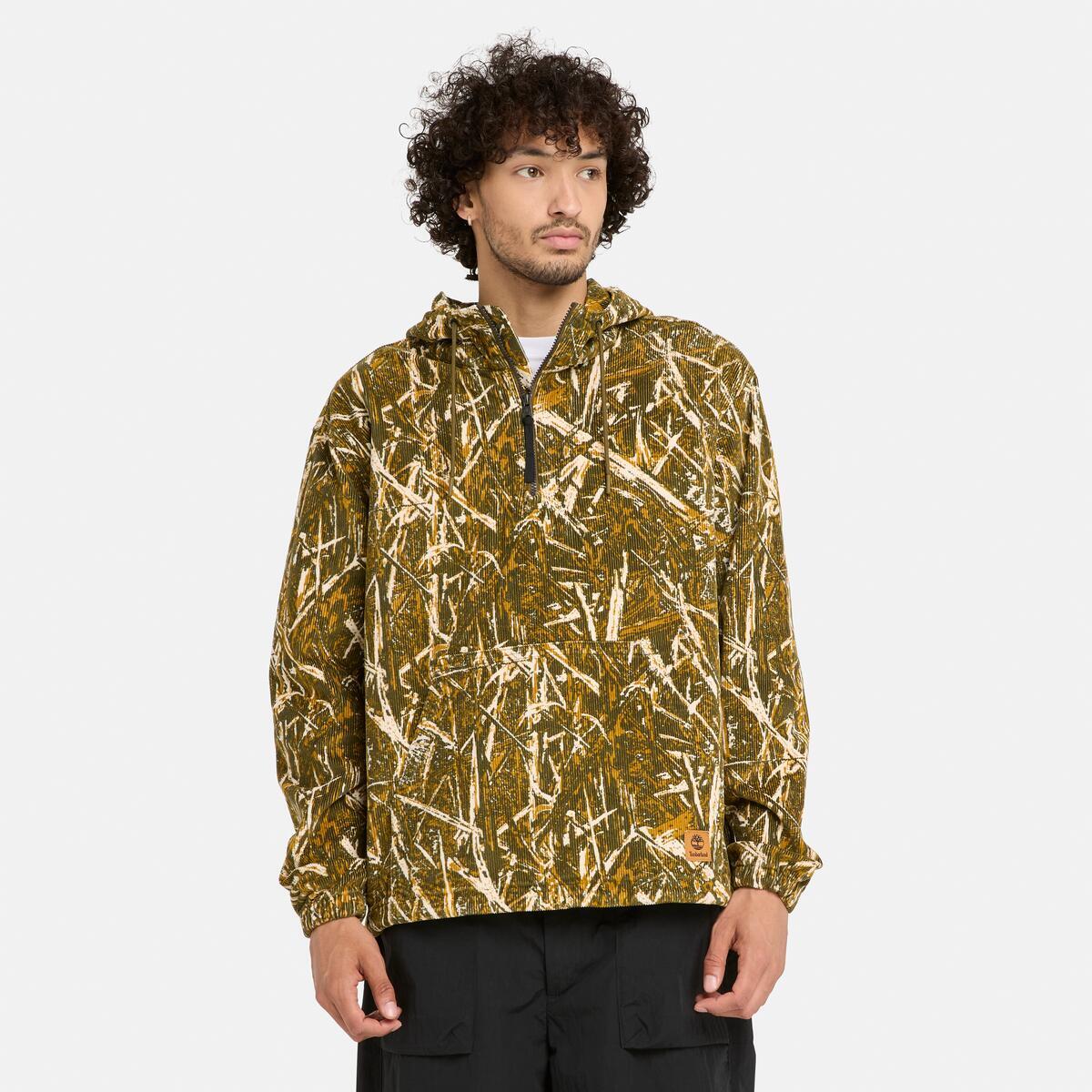 TIMBERLAND Unisex Corduroy Hoodie Forest Camo - Image 3