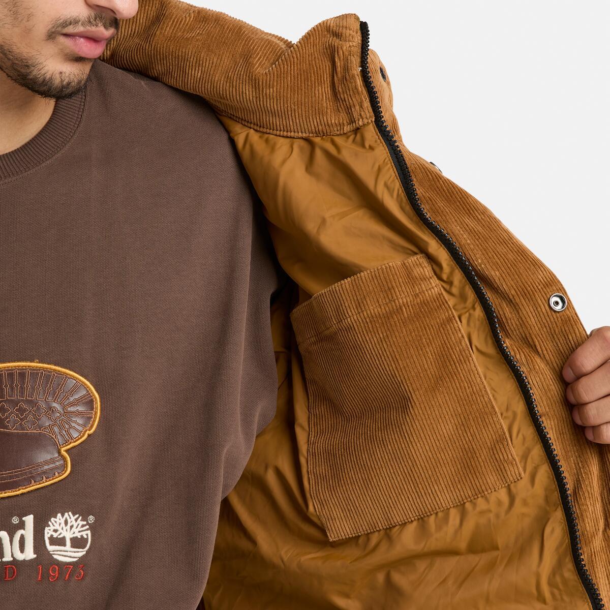 TIMBERLAND Unisex Corduroy Puffer Wheat Boot - Image 4