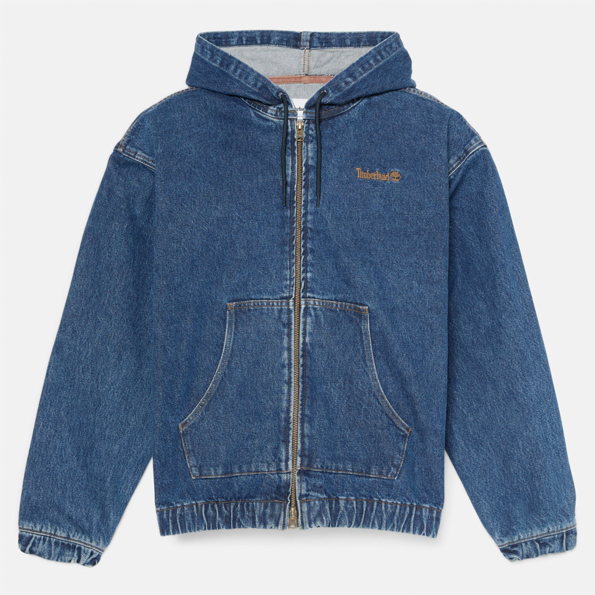 TIMBERLAND Unisex Denim Bomber 96 Blue Wash - Image 1