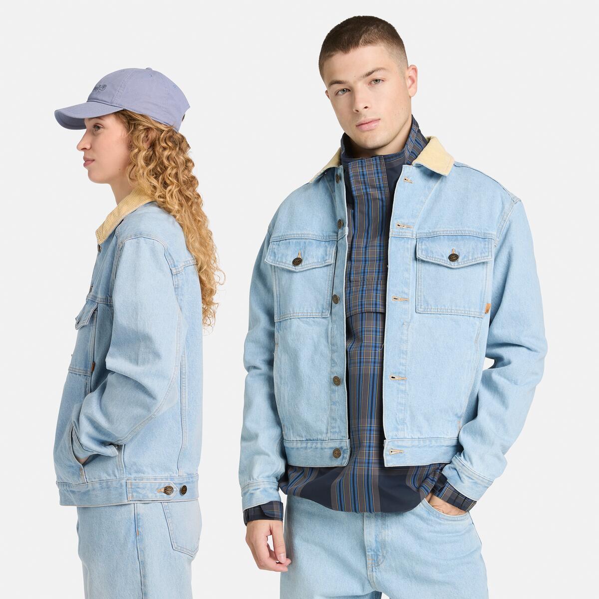 TIMBERLAND Unisex Denim Jacket 90S Wash - Image 1