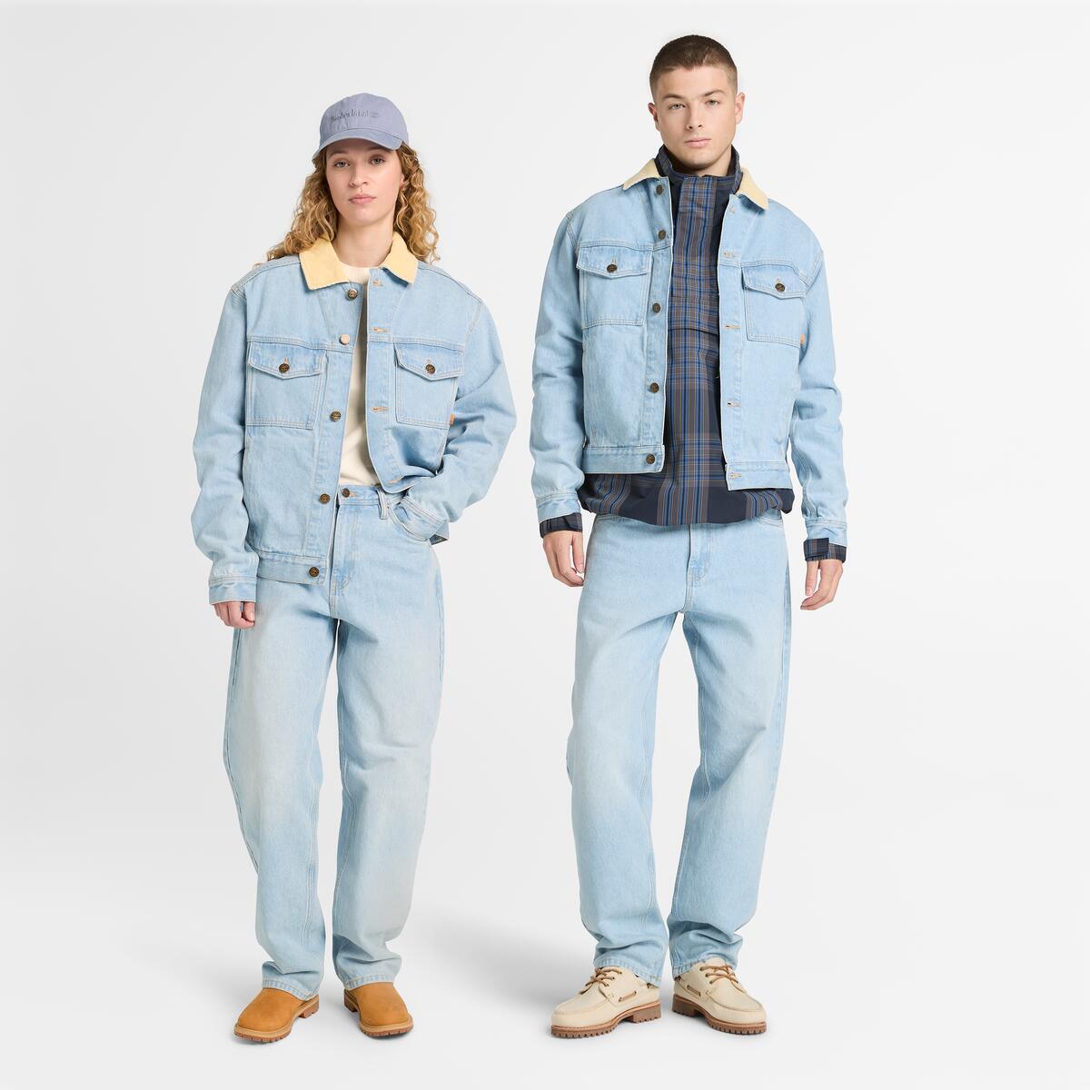 TIMBERLAND Unisex Denim Jacket 90S Wash - Image 2
