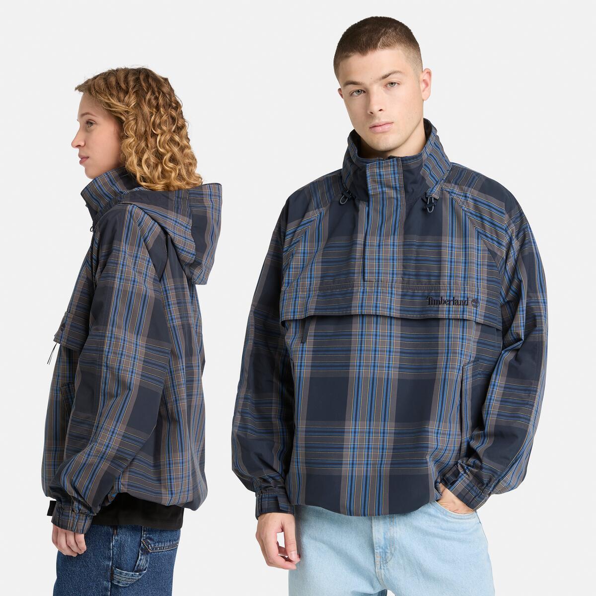 TIMBERLAND Unisex DWR Anorak Jacket Dark Sapphire - Image 1
