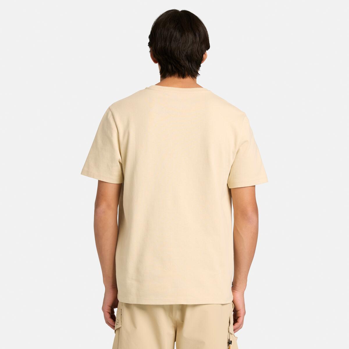 TIMBERLAND Unisex Established 1973 Logo Tee Putty - Image 5