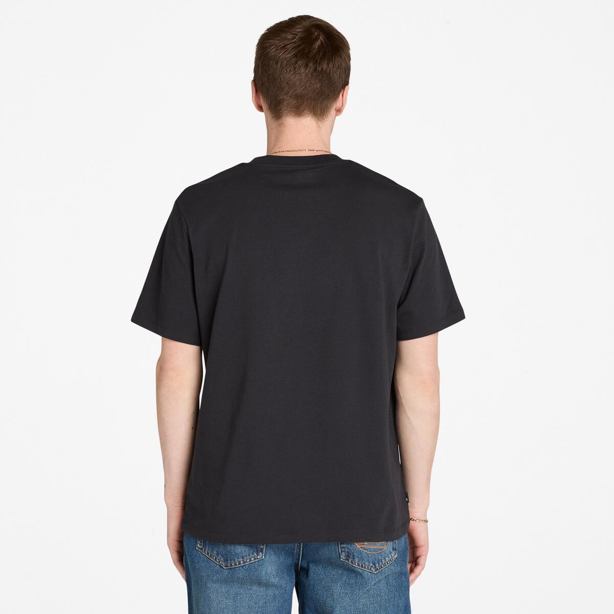 TIMBERLAND Unisex Front Graphic Tee Black - Image 4