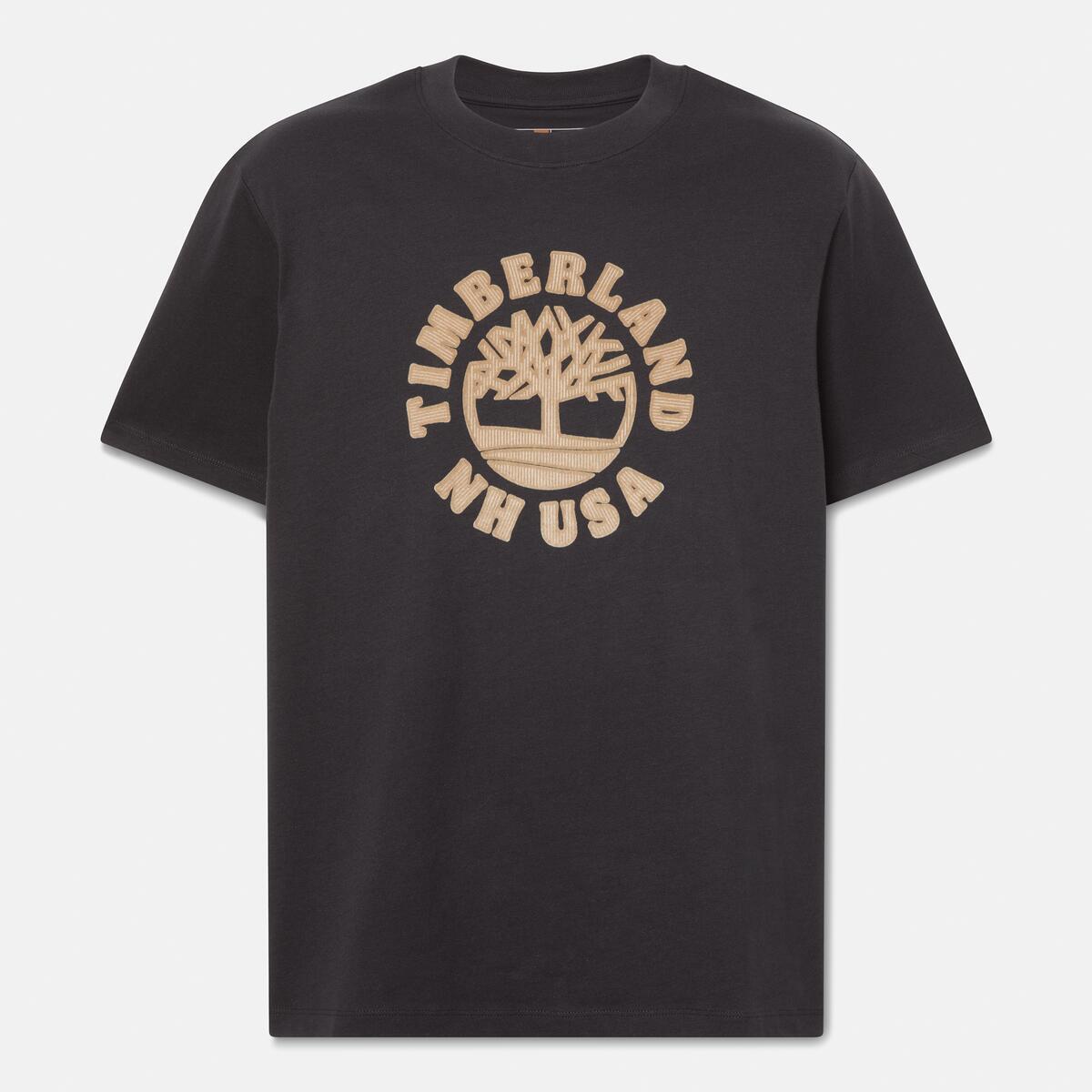 TIMBERLAND Unisex Front Graphic Tee Black - Image 5
