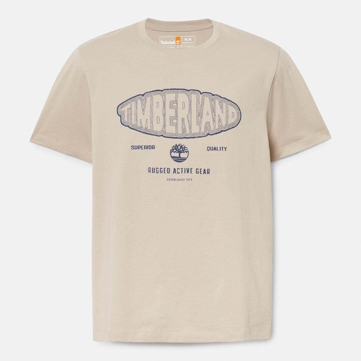 TIMBERLAND Unisex Graphic Tee Island Fossil - Image 5