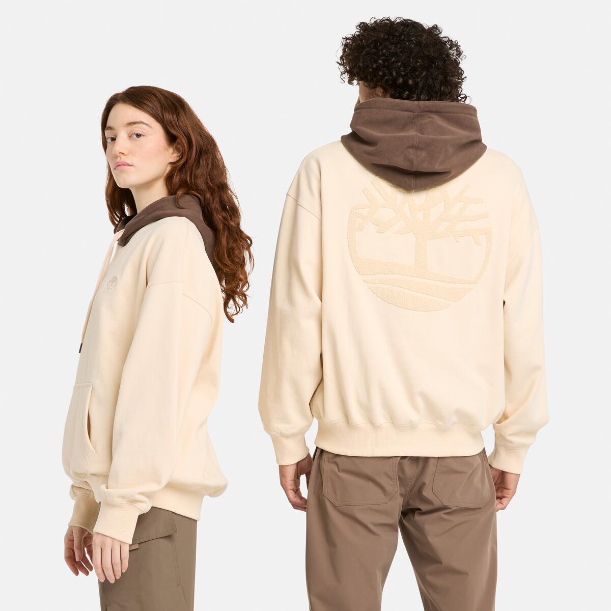 TIMBERLAND Unisex Heavy Boucle Hoodie Angora - Image 2