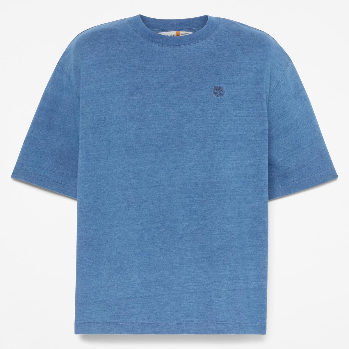 TIMBERLAND Unisex Indigo Tee Light Indigo - Image 1