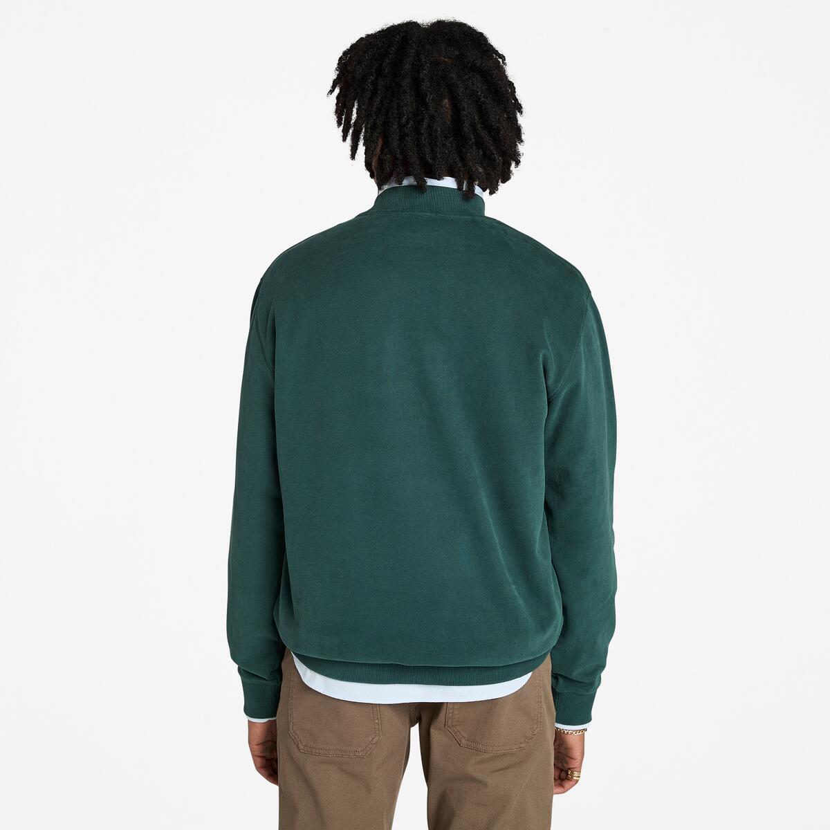 TIMBERLAND Unisex Leather Badge Crew Green Gables - Image 4