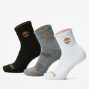 Unisex Village Quarter Socks - 3 Pack