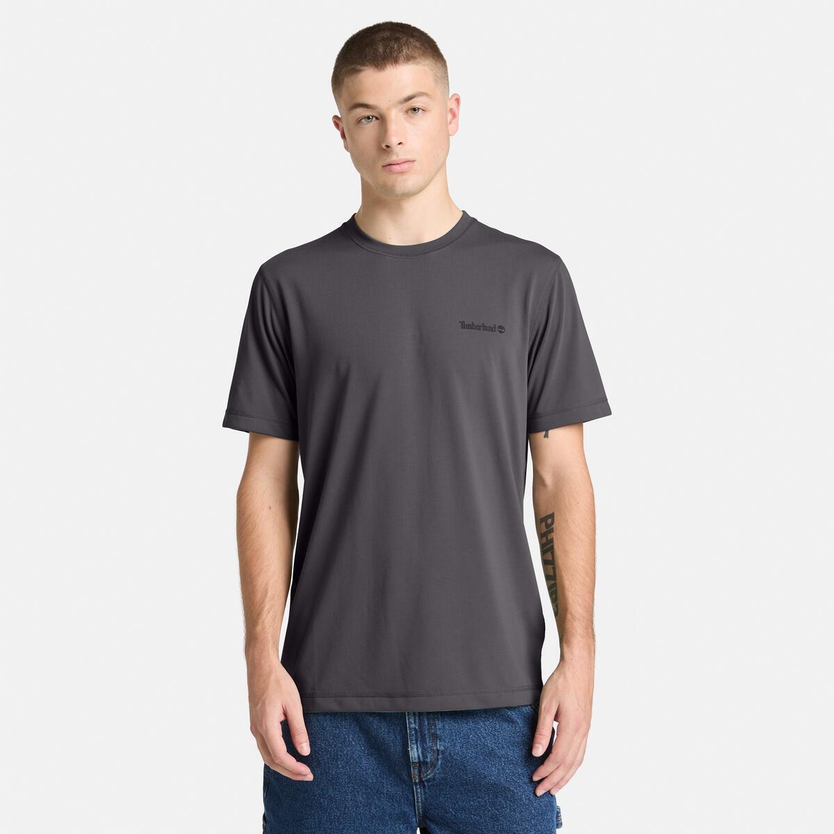 TIMBERLAND Unisex Quick-Dry Tee Blackened Pearl - Image 2
