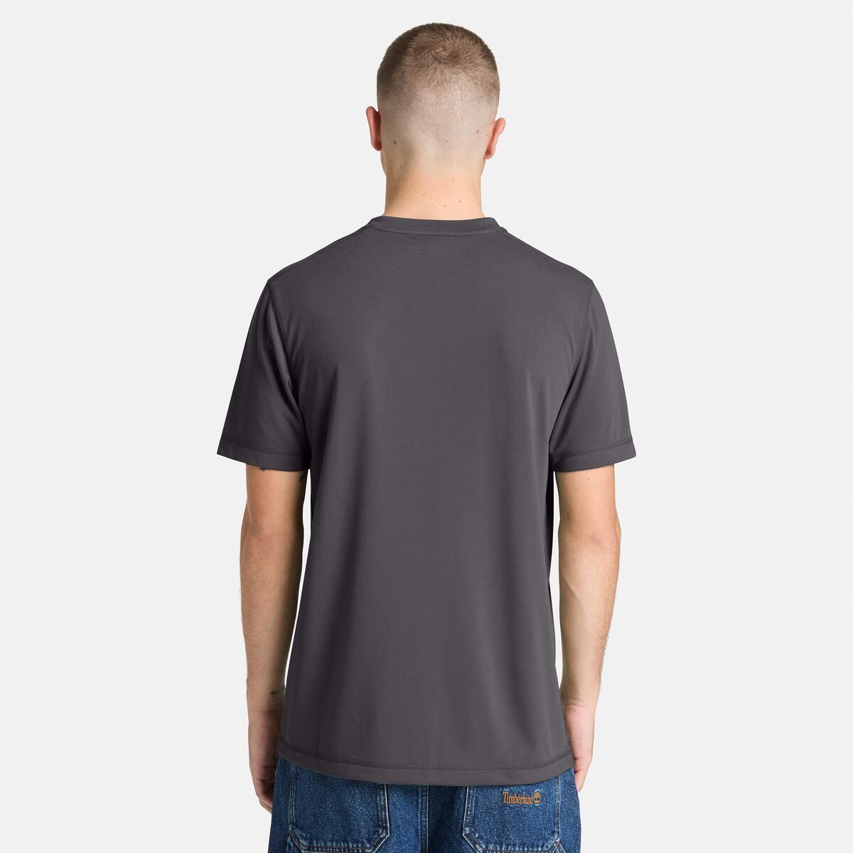 TIMBERLAND Unisex Quick-Dry Tee Blackened Pearl - Image 4