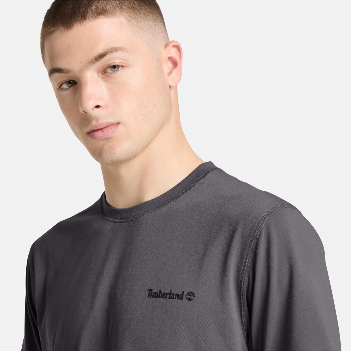 TIMBERLAND Unisex Quick-Dry Tee Blackened Pearl - Image 5