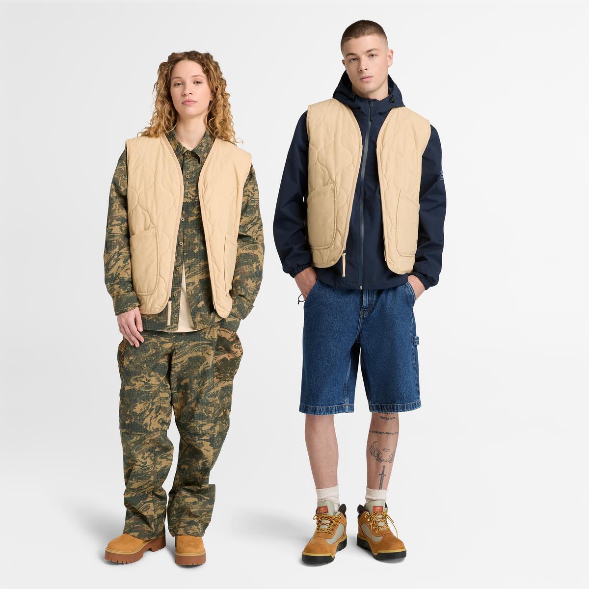 TIMBERLAND Unisex Quilted Vest Safari - Image 2