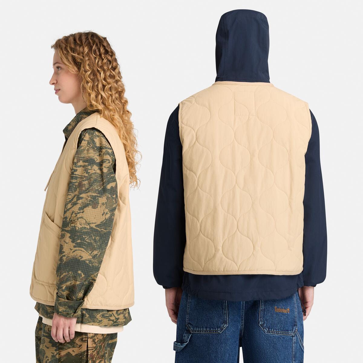 TIMBERLAND Unisex Quilted Vest Safari - Image 4