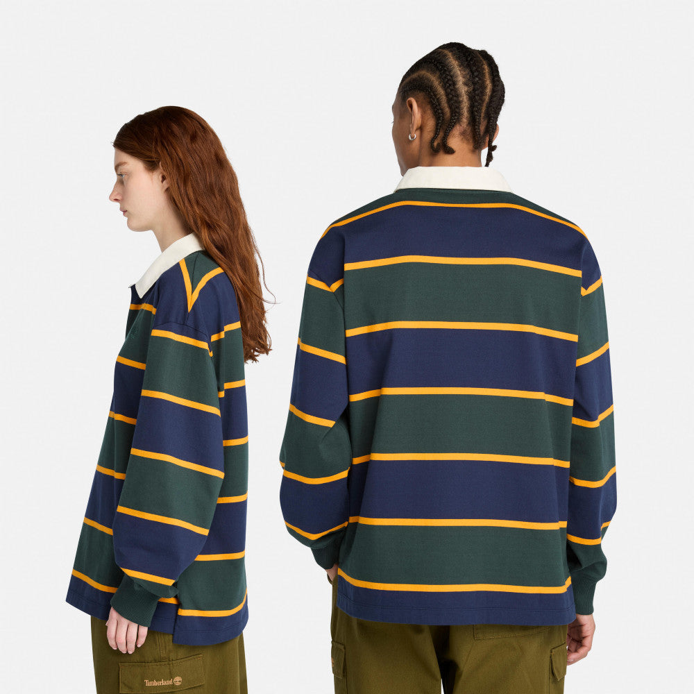 TIMBERLAND Unisex Rugby Polo Peacoat Green Gables - Image 2