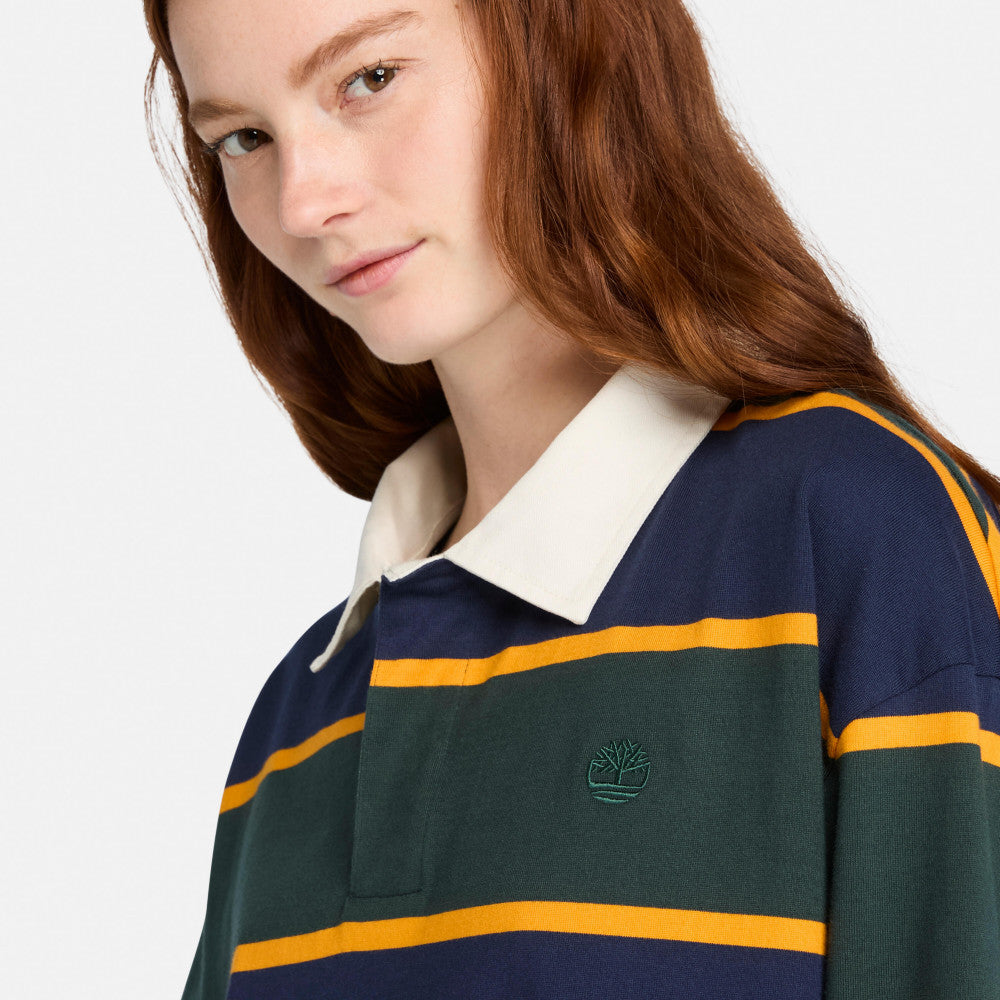 TIMBERLAND Unisex Rugby Polo Peacoat Green Gables - Image 4