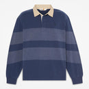 Unisex Striped Rugby Polo