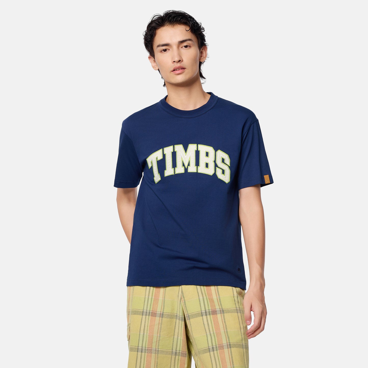 TIMBERLAND Unisex Tokyo Design Collective Short Sleeve Tee Patriot Blue - Image 1