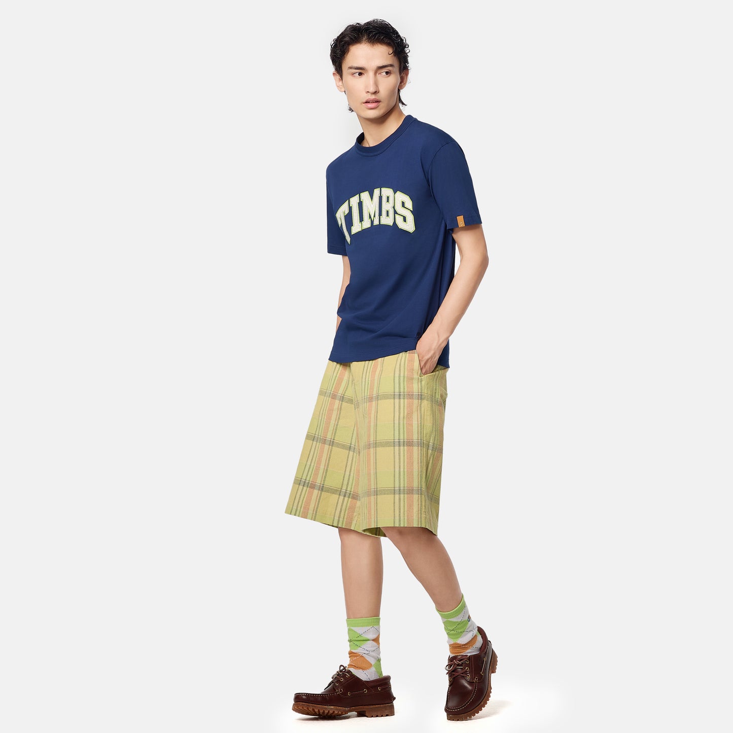 TIMBERLAND Unisex Tokyo Design Collective Short Sleeve Tee Patriot Blue - Image 2