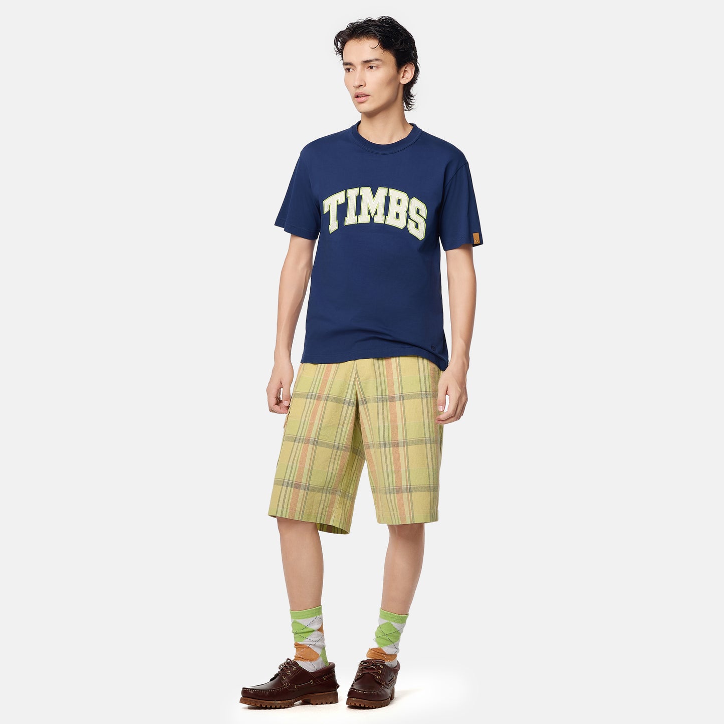 TIMBERLAND Unisex Tokyo Design Collective Short Sleeve Tee Patriot Blue - Image 3