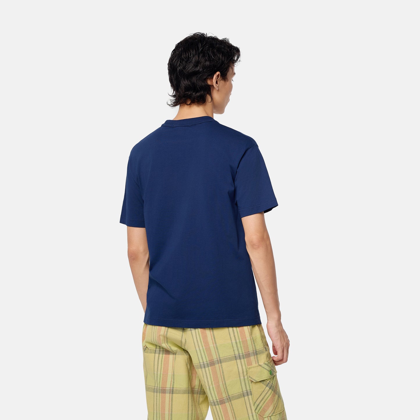 TIMBERLAND Unisex Tokyo Design Collective Short Sleeve Tee Patriot Blue - Image 4