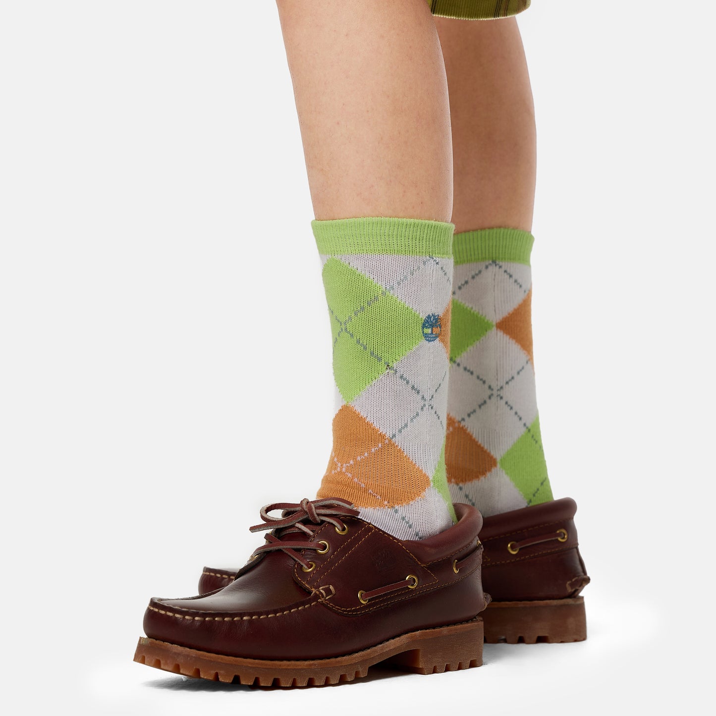 TIMBERLAND Unisex Tokyo Design Collective Socks Sap Green - Image 1