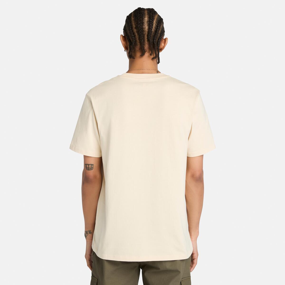 TIMBERLAND Unisex Tree Logo Tee Angora - Image 4